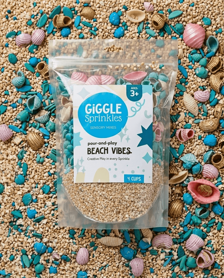 Beach Vibes sensory mix by Giggle Sprinkles