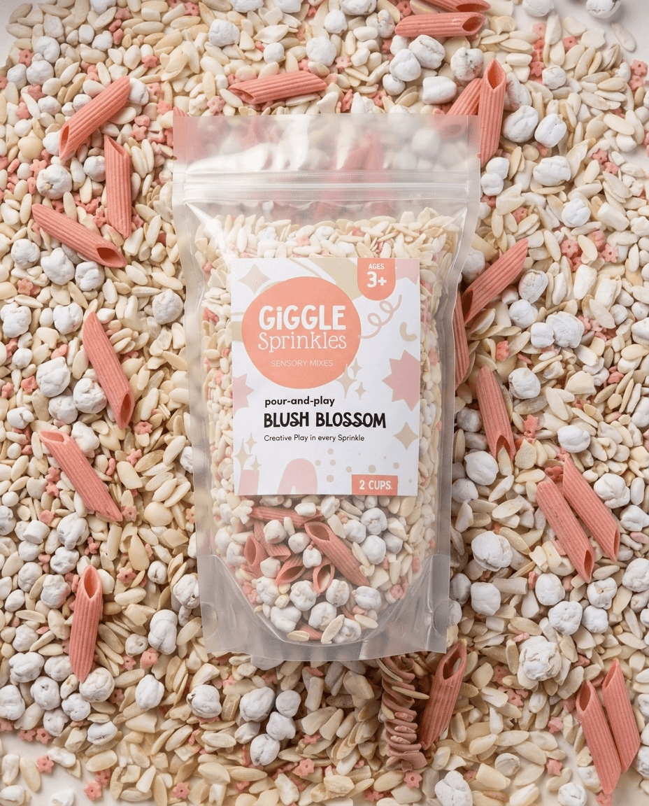 Blush Blossom sensory mix by Giggle Sprinkles