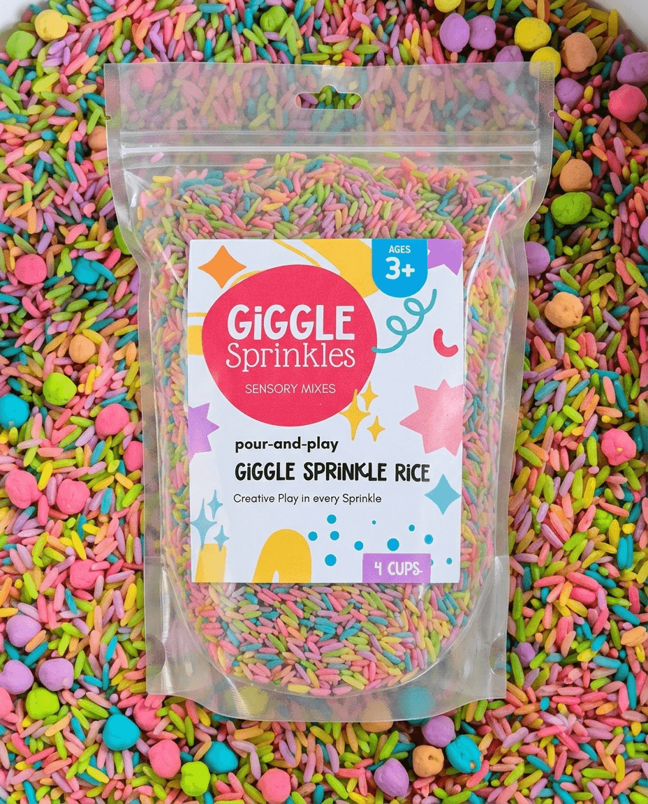 Giggle Rice sensory mix by Giggle Sprinkles