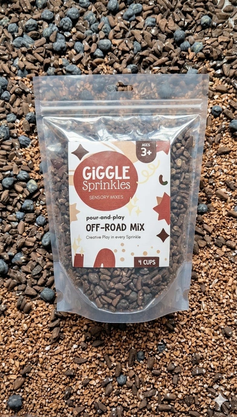 Off-Road Mix sensory mix by Giggle Sprinkles