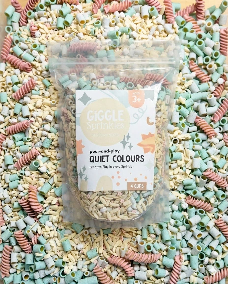 Quiet Colours sensory mix by Giggle Sprinkles
