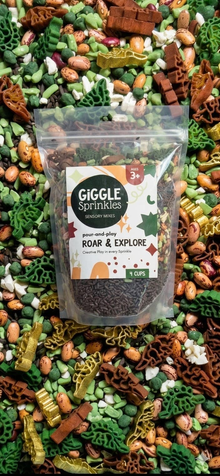 Roar & Explore sensory mix by Giggle Sprinkles