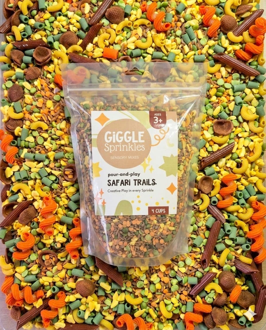 Safari Trails sensory mix by Giggle Sprinkles