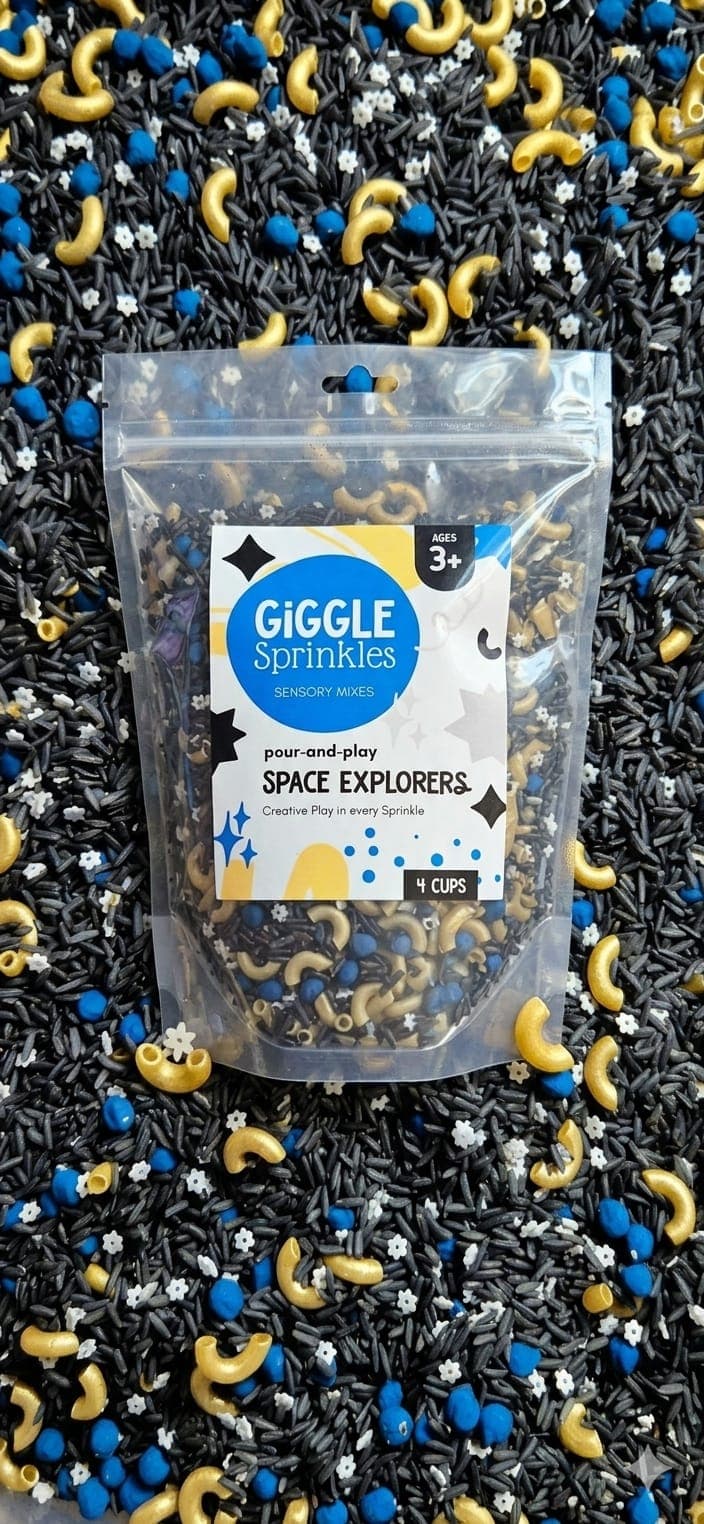 Space Explorers sensory mix by Giggle Sprinkles
